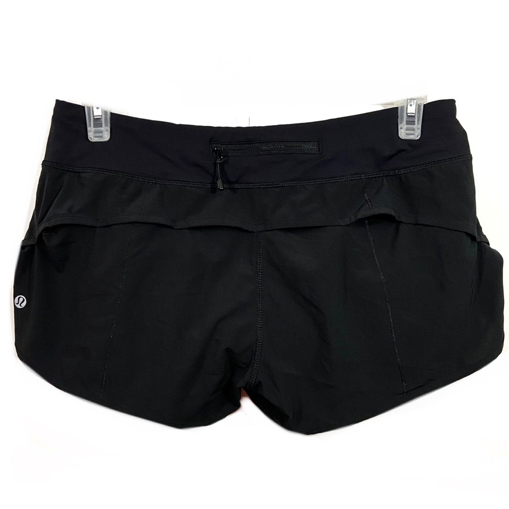 Lululemon Black Lined Activewear Running Shorts
